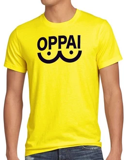Oppai One Punch T-Shirt Style 3 Gelb Oppai One Punch T-Shirt Style 3 Gelb