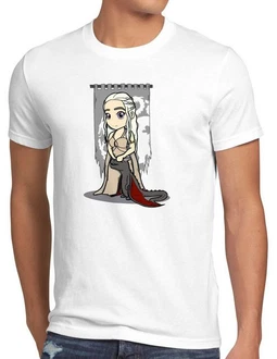 style3 T-Shirt Mutter der Drachen Chibi Daenerys Targaryen Game of Thrones