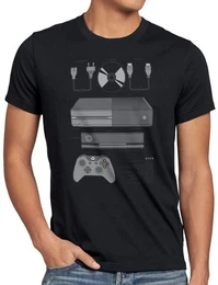 T-Shirt One X gamer konsole game box