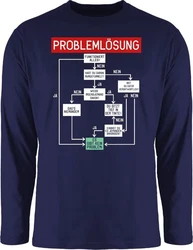 Shirtracer Rundhalsshirt Problemlösung Sprüche Statement mit Spruch weiß