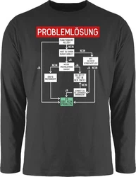 Shirtracer Rundhalsshirt Problemlösung Sprüche Statement mit Spruch weiß