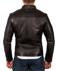 Reichstadt Lederjacke Herren Übergangsjacke 20RS20LUX Schwarz (20RS20LUX)