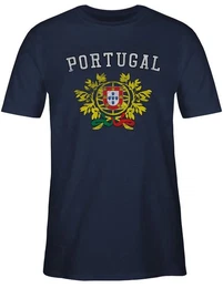 T-Shirt Portugal Wappen WM 2026 Fussball WM Fanartikel