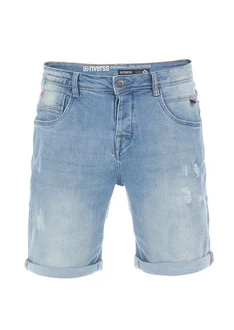 Riverso Jeansshorts Herren RIVTom Regular Fit Hellblau/Blau