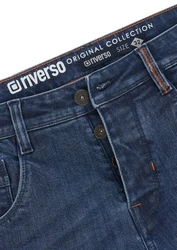 Riverso Jeansshorts Herren RIVTom Regular Fit Dunkelblau/Hellblau/Blau