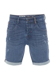 Riverso Jeansshorts Herren RIVTom Regular Fit Dunkelblau/Hellblau/Blau