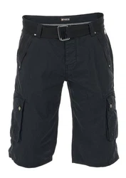 Riverso Cargoshorts Herren RIVAnton Regular Fit Blau/Dunkelblau