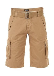 Riverso Cargoshorts Herren RIVAnton Regular Fit Braun/Khaki/Beige