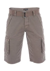 Riverso Cargoshorts Herren RIVAnton Regular Fit Khaki/Braun/Grau