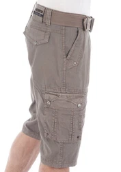 Riverso Cargoshorts Herren RIVAnton Regular Fit Khaki/Braun/Grau
