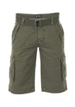 Riverso Cargoshorts Herren RIVAnton Regular Fit Dunkelgrün/Khaki/Grün