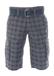Riverso Cargoshorts Herren RIVAnton Regular Fit Blau/Grau/Dunkelblau