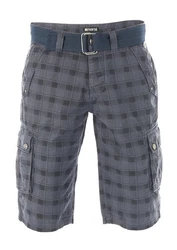 Riverso Cargoshorts Herren RIVAnton Regular Fit Blau/Grau/Dunkelblau