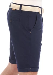riverso Herren Chino Shorts RIVHenry Gürtel Bermuda Kurze Hose 