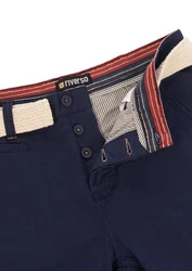 riverso Herren Chino Shorts RIVHenry Gürtel Bermuda Kurze Hose 