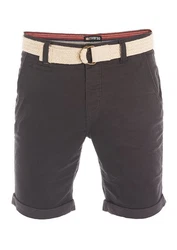 riverso Herren Chino Shorts RIVHenry Gürtel Bermuda Kurze Hose 