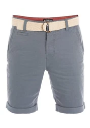 riverso Herren Chino Shorts RIVHenry Gürtel Bermuda Kurze Hose 