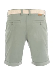 riverso Herren Chino Shorts RIVHenry Gürtel Bermuda Kurze Hose 