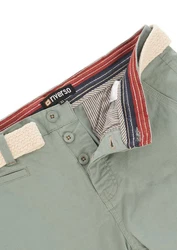 riverso Herren Chino Shorts RIVHenry Gürtel Bermuda Kurze Hose 