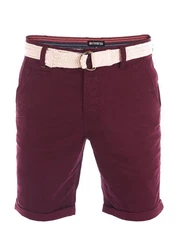 riverso Herren Chino Shorts RIVHenry Gürtel Bermuda Kurze Hose 