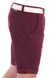 riverso Herren Chino Shorts RIVHenry Gürtel Bermuda Kurze Hose 