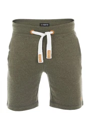 riverso Herren Sweat Short RIVMoritz Bermudashort Dunkelgrün/Khaki