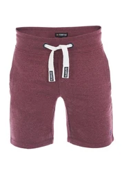 riverso Herren Sweat Short RIVMoritz Bermudashort Bordeaux/Dunkelrot/Lila