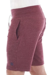 riverso Herren Sweat Short RIVMoritz Bermudashort Bordeaux/Dunkelrot/Lila