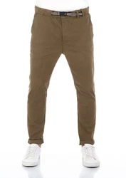 riverso Chinohose Stoffhose RIVMalte Khaki/Dunkelgrün