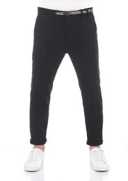 Chinohose Herren Stoffhose RIVMalte Slim Fit Stretch Freizeithose mit Grtel