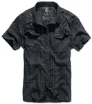 Brandit Hemd Roadstar Shirt Schwarz/Grau/Dunkelgrau