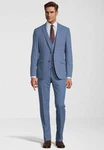 SteffenKlein Anzug Slim-Fit Blau/Grau/Hellblau SteffenKlein Anzug Slim-Fit Blau/Grau/Hellblau