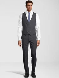 SteffenKlein Anzug Slim-Fit Dunkelgrau/Grau/Hellgrau