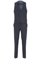 SteffenKlein Anzug Slim-Fit Dunkelblau/Hellblau/Blau