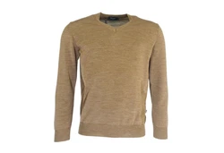 MAERZ Muenchen Sweatshirt Pullover V-Ausschnitt Khaki/Braun/Gelb/Beige