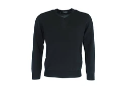 MAERZ Muenchen Sweatshirt Pullover V-Ausschnitt schwarz