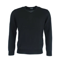MAERZ Muenchen Sweatshirt Pullover V-Ausschnitt schwarz