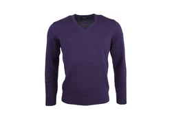 MAERZ Muenchen Sweatshirt Pullover V-Ausschnitt Dunkelblau/Grau/Hellblau/Blau