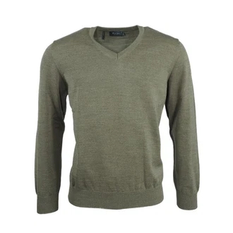 MAERZ Muenchen Sweatshirt Pullover V-Ausschnitt Dunkelgrün MAERZ Muenchen Sweatshirt Pullover V-Ausschnitt Dunkelgrün