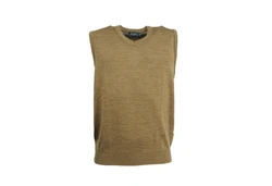 MAERZ Muenchen Pullunder Khaki/Braun/Dunkelgrün/Beige/Gelb