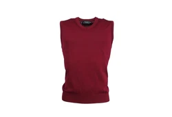 MAERZ Muenchen Pullunder Dunkelrot/Bordeaux/Rot