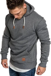 Sweatshirt ERIC Herren Basic Kapuzenpullover Hoodie