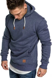 Sweatshirt ERIC Herren Basic Kapuzenpullover Hoodie