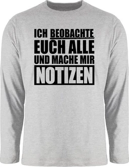 Shirtracer Rundhalsshirt Ich beobachte euch alle