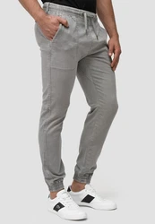Indicode Cargohose Nizar Hellgrau/Grau/Dunkelgrau