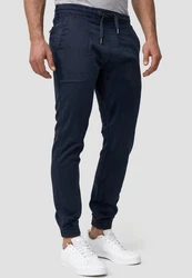 Indicode Cargohose Nizar Dunkelblau/Blau