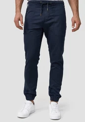 Indicode Cargohose Nizar Dunkelblau/Blau