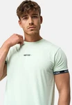 Indicode T-Shirt Lutzy Hellgrün/Grün/Hellblau