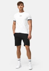 Indicode T-Shirt Lutzy Blau/Weiß/Creme/Gelb/Dunkelblau