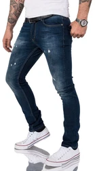 Gelverie Slim-fit Jeans Herren (G-202) Dunkelblau (G-202)